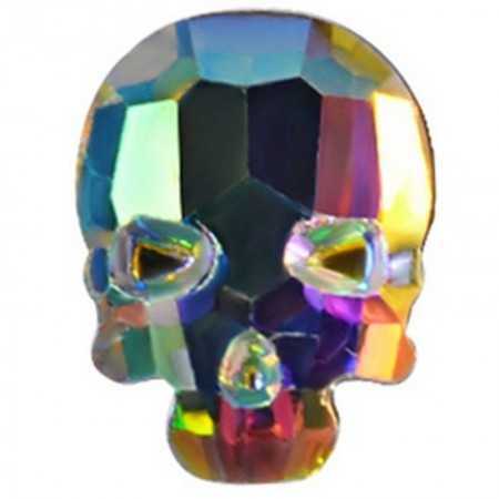 Calavera Cristal Genuino 2pz