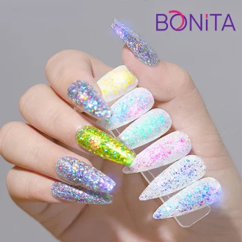 Decoración Diamante Brillante para Uñas BONITA -Polvos decoradores