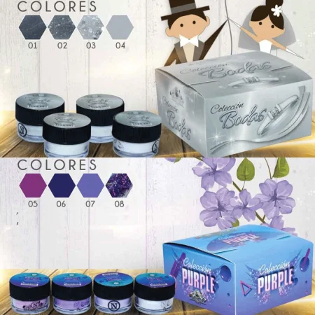 Colección caja de 4 pz Studio Nails -Colecciones de acrílico