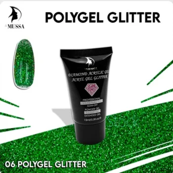 Polygel Glitter Mussa -Geles y Resinas