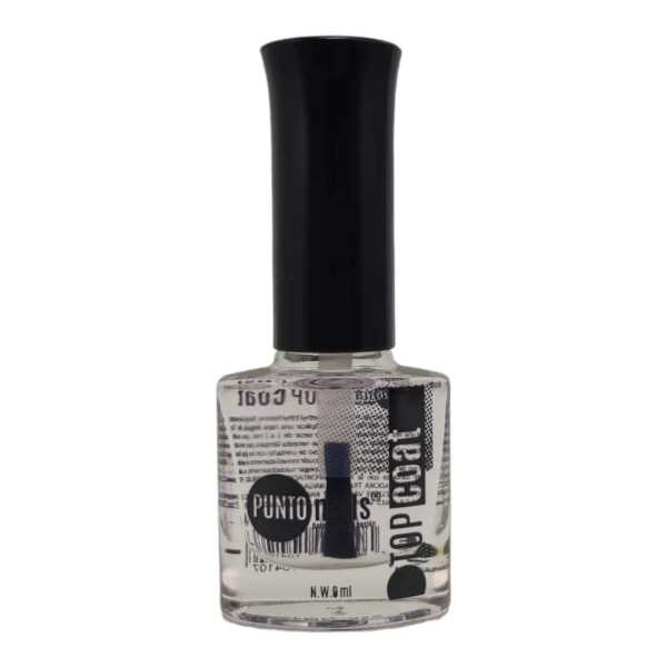 Top Coat Punto Nails 9 ml - Protección y brillo duradero para tus uñas