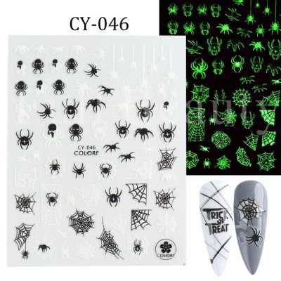 Stiker Glow Halloween - Resplandor misterioso para tus uñas