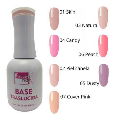 Gel Base Translucida "Fantasy Nails" - Tonos Naturales