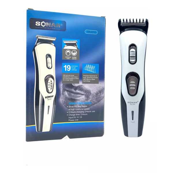 Rasuradora Eléctrica Recargable Sonar610 - Ideal para Cabello y Barba