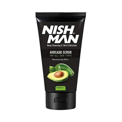 NISHMAN Avocado Scrub – Exfoliante Corporal y Facial con Efecto Hidrat